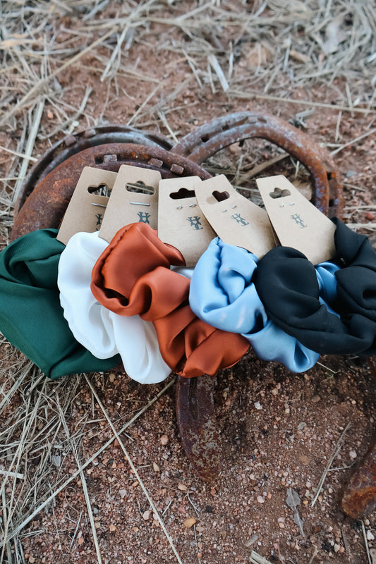 Silk Hair Scrunchies